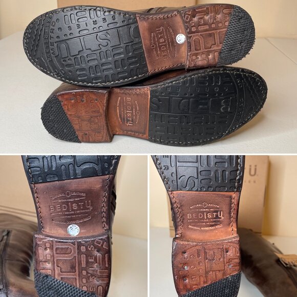BED STU Manchester Distressed Leather Riding Boots BEDSTU Size 8 - Picture 14 of 16